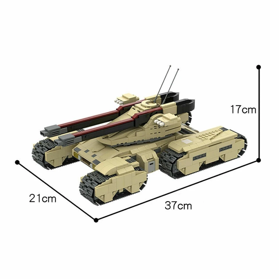 Compatible Heavy Assault Tank GDI Mammoth MK 3 1331 Building Toys Set - Image 3 of 4
