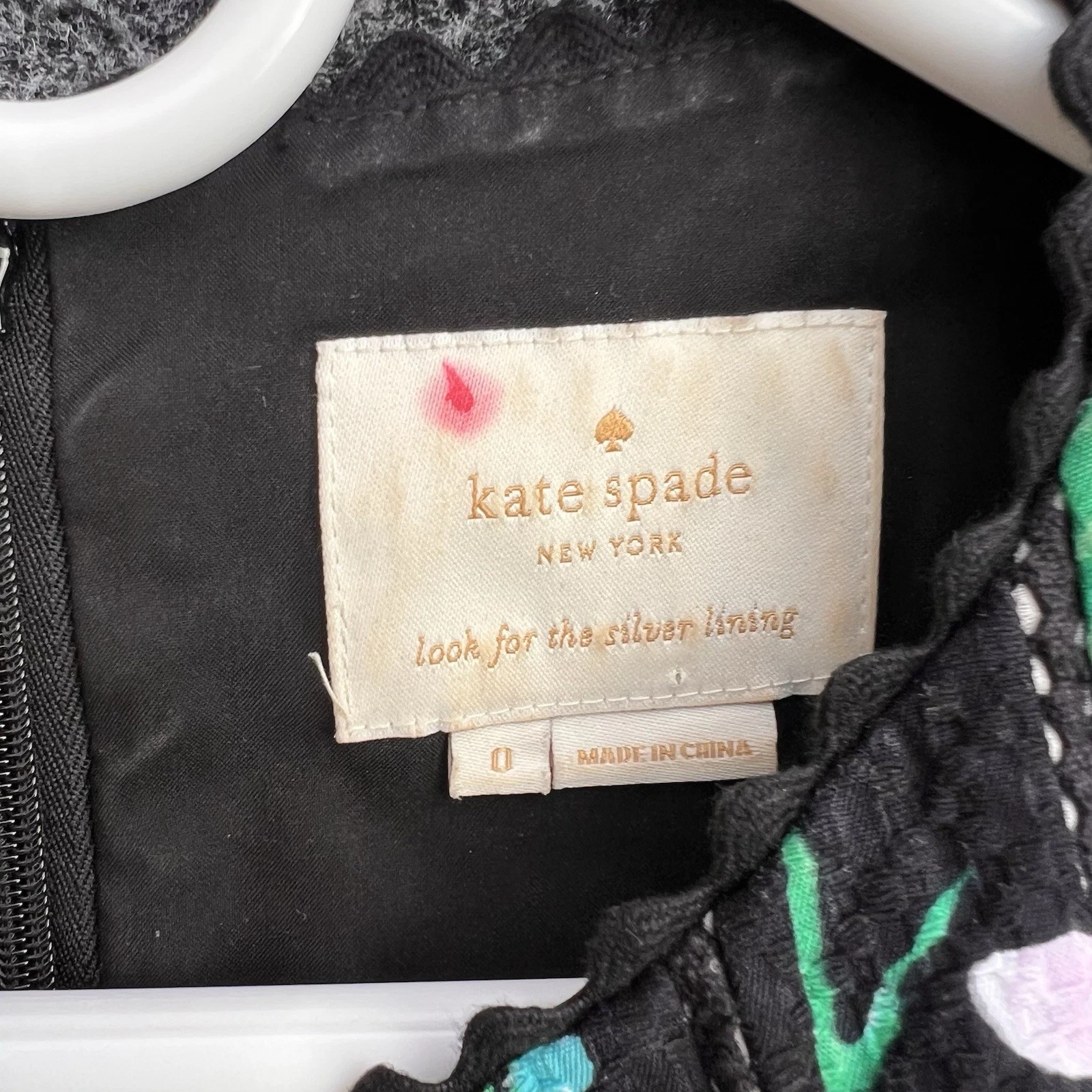 Abito jacquard Kate Spade Jardin stampa colibrì Taglia 0