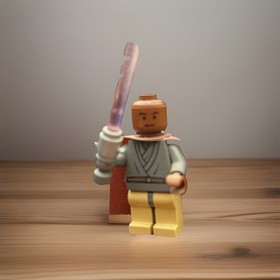 Lego Mace Windu Minifigure 7261 Clone Turbo Tank. Light Up Lightsaber 2005