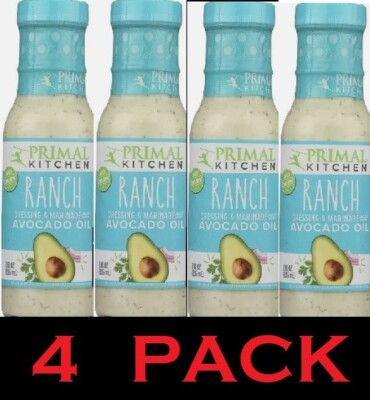 Primal Kitchen RANCH DRESSING & MARINADE Made W Avocado oil 8 oz Bottle - 4  PACK | eBay
