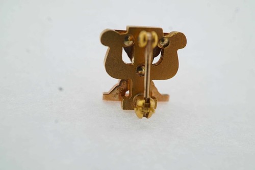 Vintage Estate Yellow Gold 10k Pin with Pearl Accent 3.70g Fine Jewelry - Picture 5 of 7