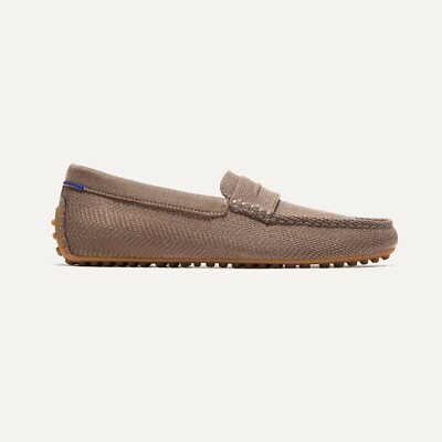 Rothy's The Driving Loafer Men's Portobello Herringbone Size 10.5 NWB $189