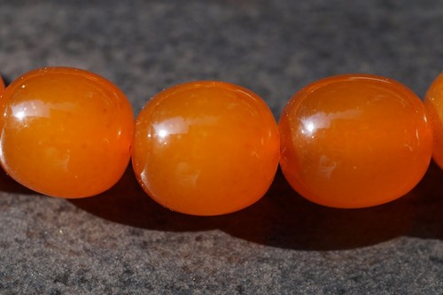 ANTIKE BERNSTEINKETTE HALSKETTE ANTIQUE AMBER NECKLACE - Picture 5 of 11