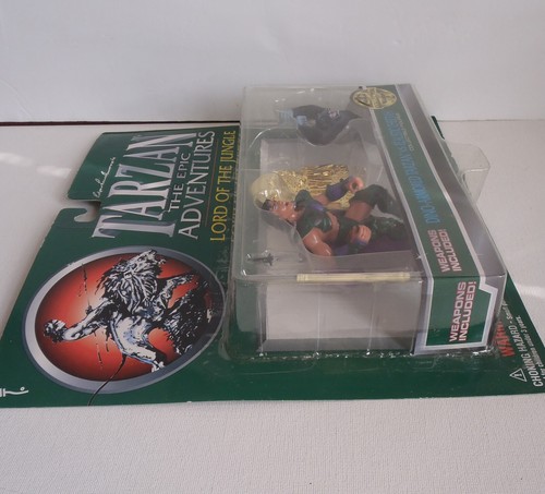 Tarzan the Epic Adventures Lord of Jungle vs Realistic Cheetah Figures New 1995 - Picture 5 of 8