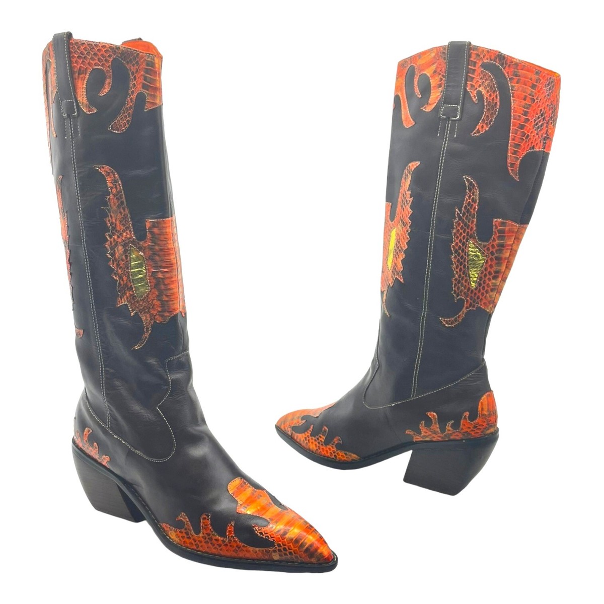 90s【Jalisco】Western Boots Vintage/ショート ウエスタンブーツ 