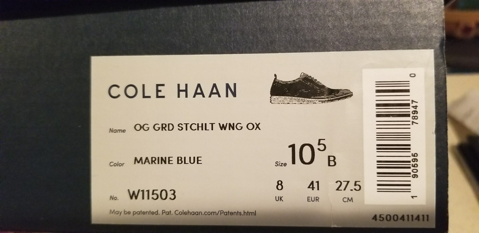 cole haan og grd stitchlite wing