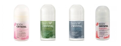 New Body Crystal Crystal Roll-On Deodorant 80ml All 4 Scents Available