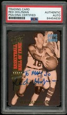 RED HOLZMAN 1993 Action Packed #82 HOF PSA/DNA Certified Authentic Autograph