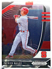 2020 Panini Prizm Draft Patrick Bailey Rookie RC #PDP13 Wolfpack Giants M2