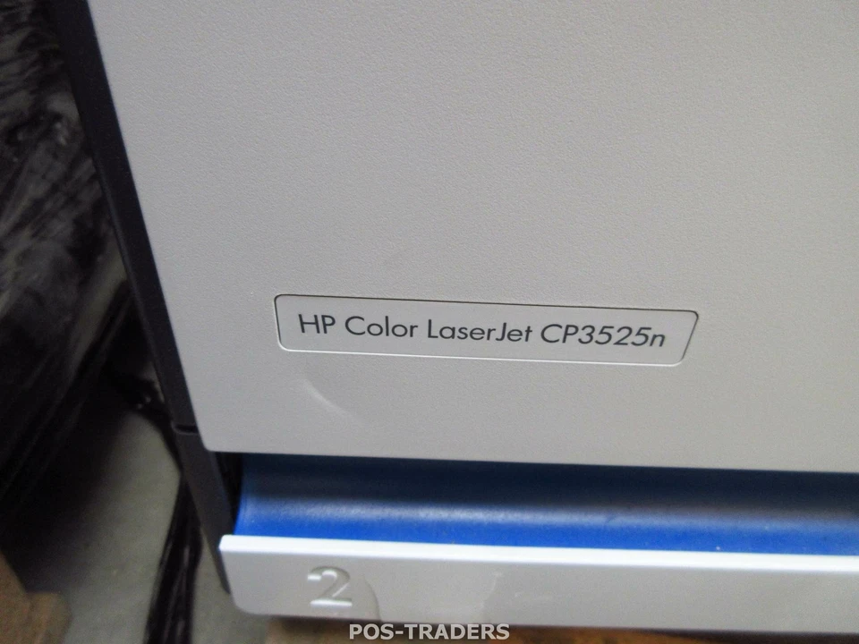 HP CP3525n A4 Colour Laser Printer CC469A 30ppm USB LAN 65,590 PRINTS - Bild 2 von 4