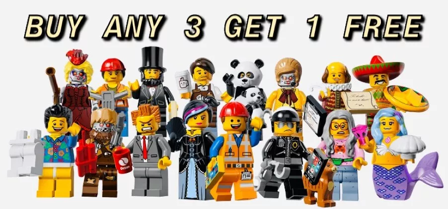 LEGO MOVIE MINIFIGURES SERIES 1 71004 PICK YOUR OWN BUY ANY 3 GET 1 FREE NEW