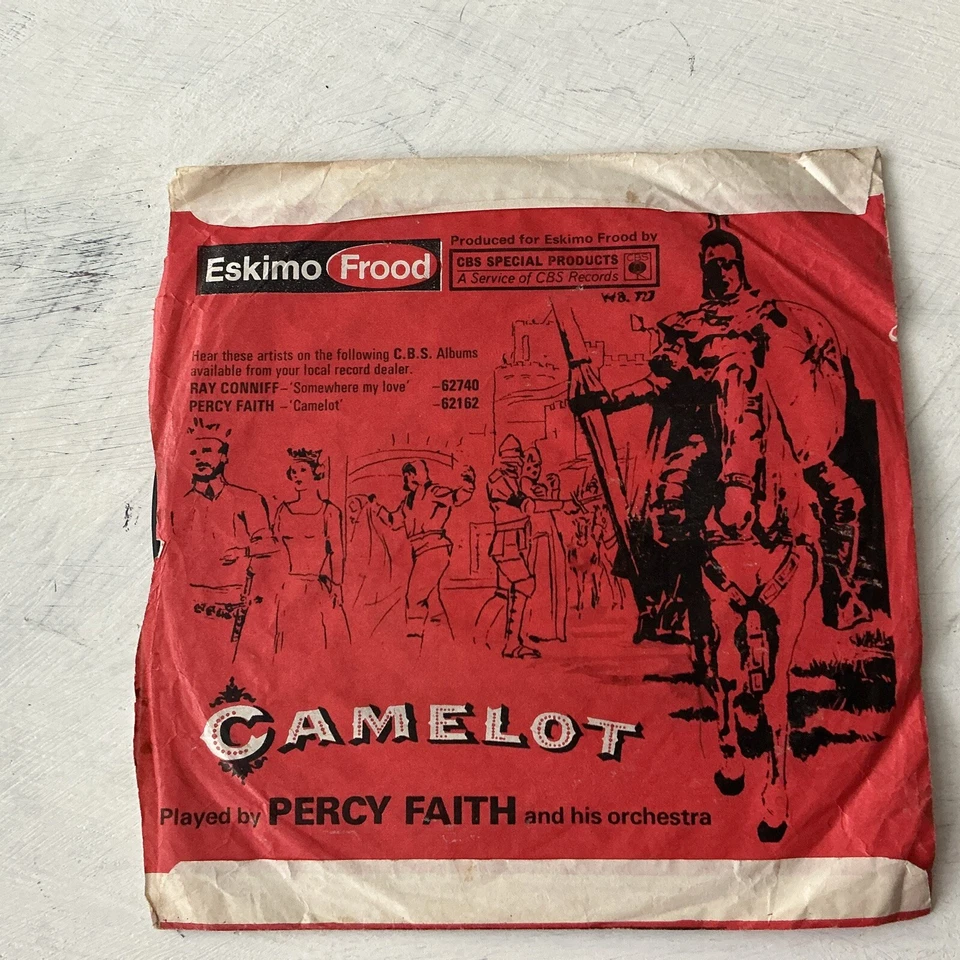 Ray Conniff 7” Somewhere My Love From Doctor Zhivago 1966 Great Vinyl EX - Image 2 of 4