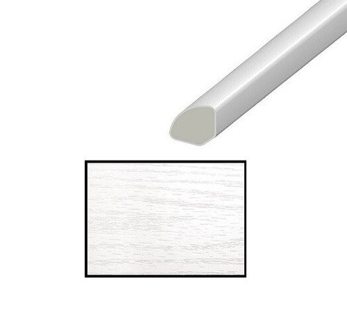 Cuentas de azulejos de baño con acabado de plástico cuadrante de uPVC - 17,5 mm x 1 m de largo - Imagen 6 de 11