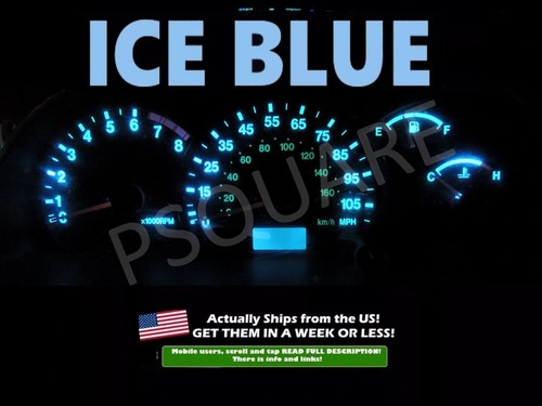 Winetis Ice Blue LED Gauge Cluster Bulbs – 6-Pack For 88-91 Chevy GMC C/K Series