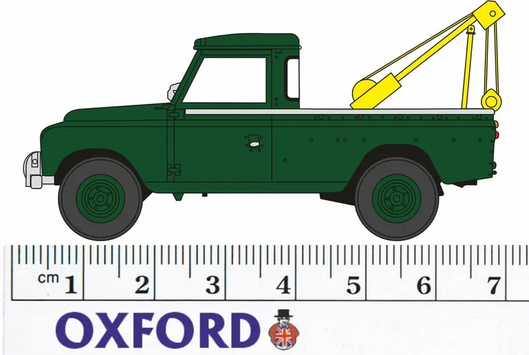 Land Rover Series II 109 Pick Up Remolque 1/76 - Oxford 76LAN2009 - Imagen 2 de 2