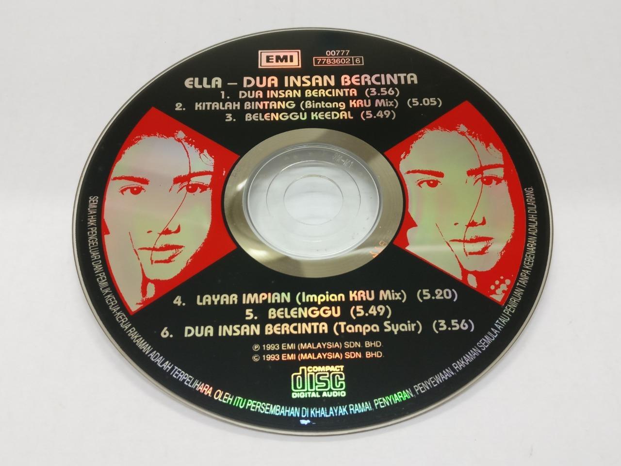 Malaysia Rare Malay Diva Ella Dua Insan Bercinta 1993 Malaysia Emi Cd Cd686 Ebay