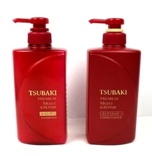 Shiseido TSUBAKI Premium Moist & Repair Hair Shampoo, Conditioner 490 mL