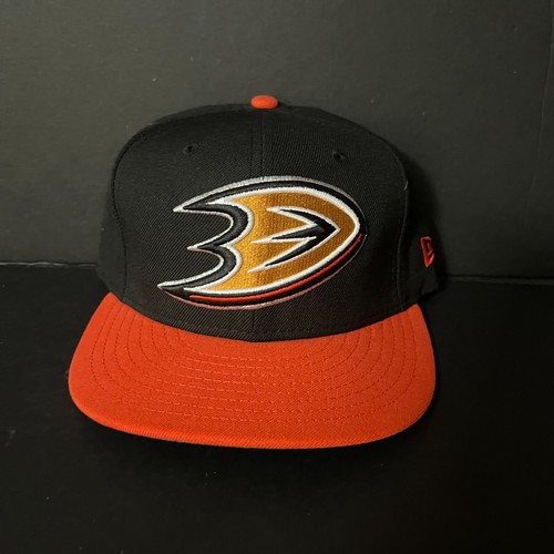 New Era Snapback Anaheim Ducks Black Orange Green NHL 59fifty Hat