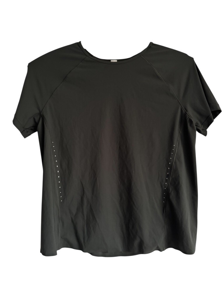 LULULEMON QUICK PACE Split Open Back Olive Green/… - image 1