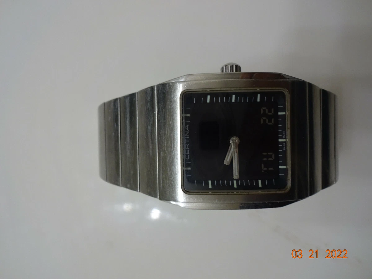 Certina digital watch outlet