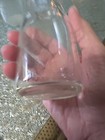 Two Vintage Midvale Guernsey Half Pint Clear Glass Milk Cream Bottles 5.5" — photo 6