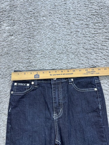 Vtg Old Skool Jeans Boy 14 Youth 28x28 Black Bootcut 90s Hip Hop Y2K Skater Pant - Picture 7 of 11