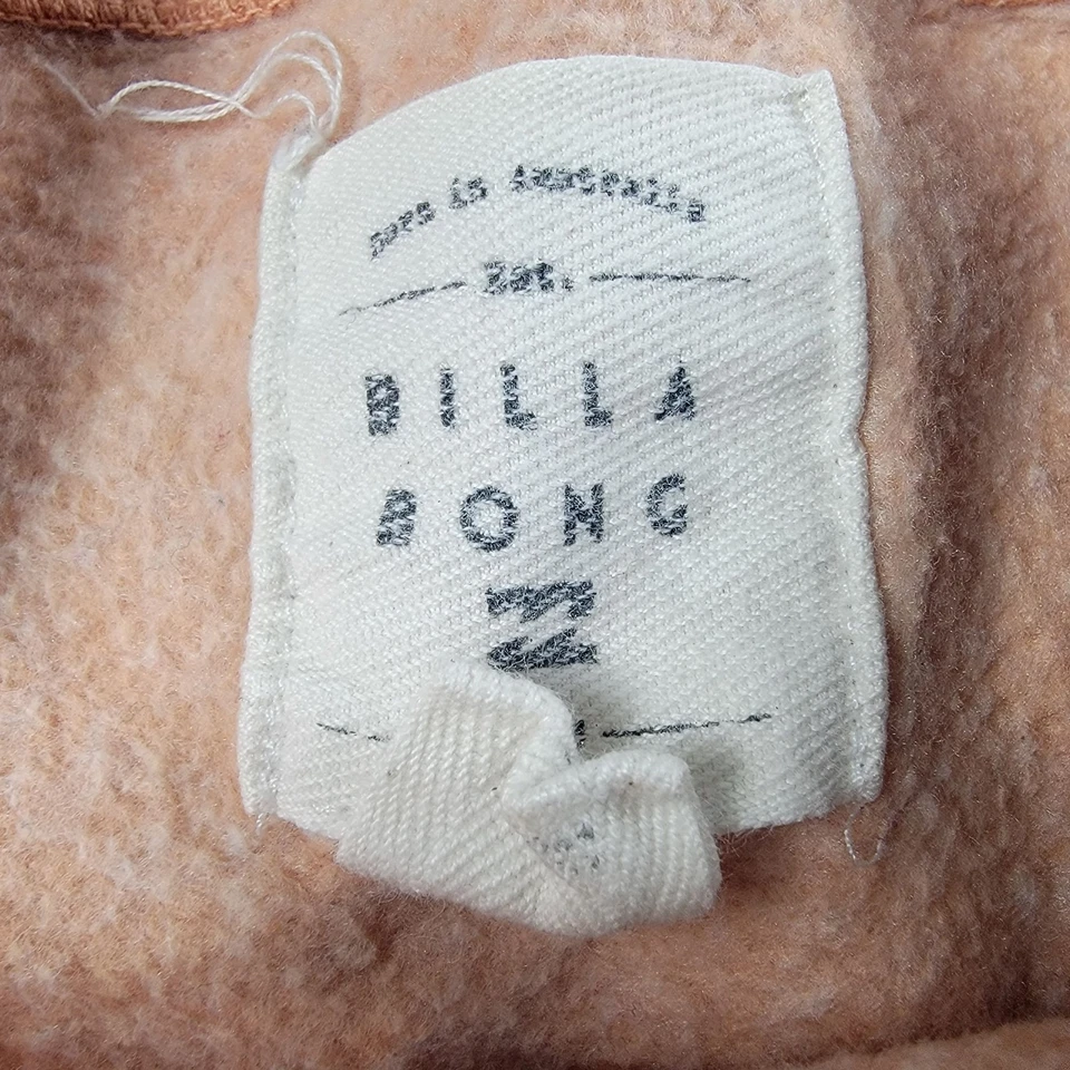 Pullover informal manga larga naranja mediano polar Billabong Making Waves para niñas Foto 4 de 4