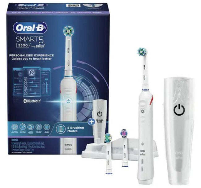 Oral-B Smart 5500 Electric Toothbrush - White 4987176037725