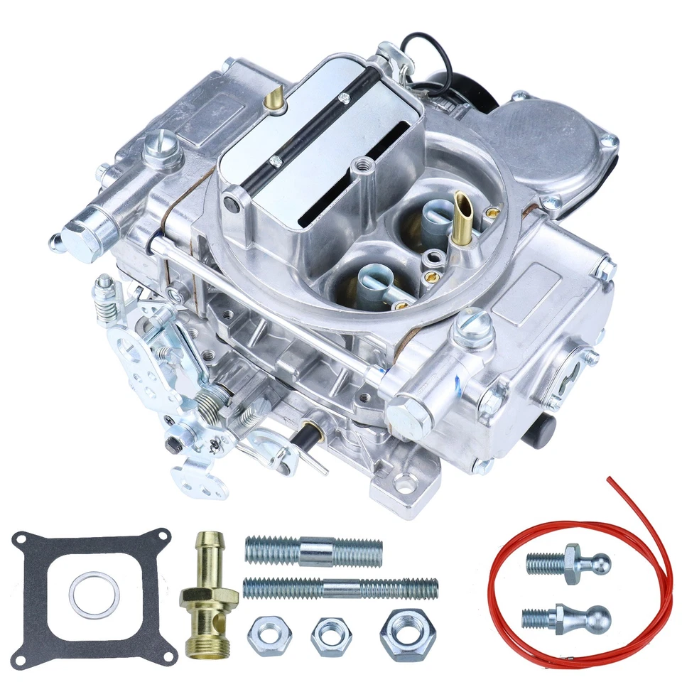 4 Barrel for Model Carburetor 600CFM Street Warrior 0-80457S Polished Holley - Image 3 of 4