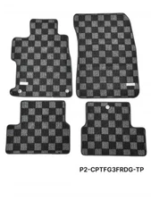 P2M Phase 2 F&R Carpet Floor Mats Set for Honda Civic & Si Coupe FG3 FG4 12-15