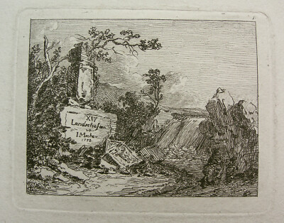 J. W. MECHAU `NR. 1 AUS DEN 14 KLEINEN LANDSCHAFTEN; TITEL´ N. 31-44 (1773) 1778