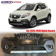 Front Bumper Cover Grill Assembly Kit For Buick Encore 2013 2014 2015 2016 Black
