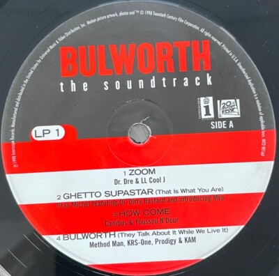 Various   Bulworth (The Soundtrack) 2 LP VINYL Original Pressing