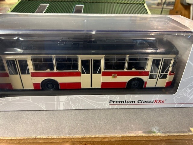 Premium Classixxs 1:43 Scale Skoda 14 TR Beige Plzen CZ