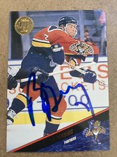 BRIAN BENNING 1993-94 Leaf #328 Autographed Auto Card - Florida Panthers