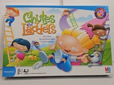 Chutes and Ladders Board Game Milton Bradley 2005 Preschool 3+ Complete Spanish