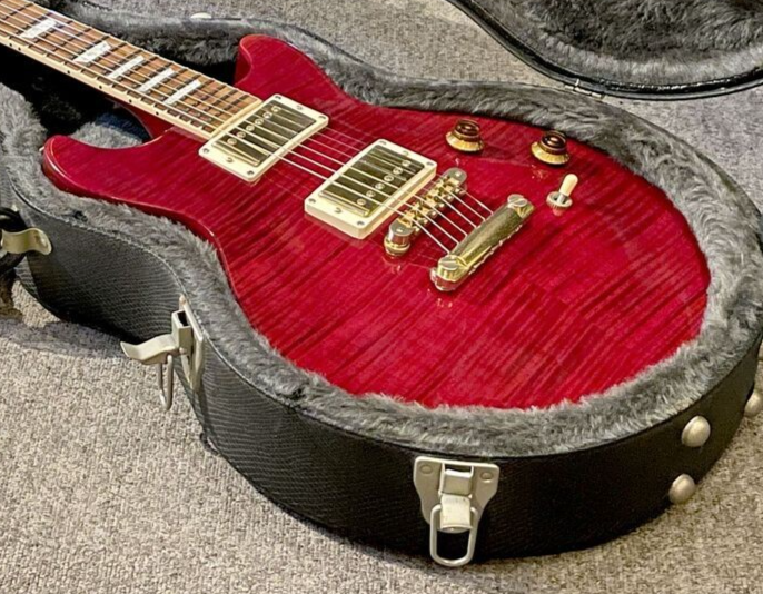 Gibson] Les Paul Standard DC Plus Trans Red 2004 Electric Guitar
