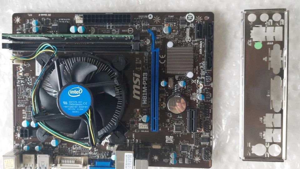 MSI - H81M-P33 - 1x DDR3 - PCIe - Placa Base - Nueva - Imagen 2 de 4