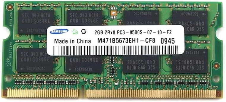 M471B5673EH1CF8 Samsung Memory Module 2GB PC8500 DDR3 204 Pins - Image 2 of 2