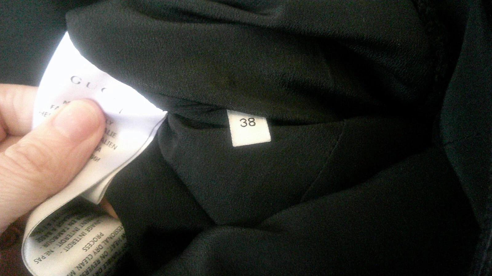 GUCCI Giacca tweed nera testa di tigre con bottoni taglia 38