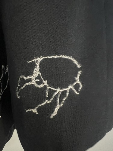 COMME des GARCONS Bird Drawing Embroidery Jacket Size M - Picture 9 of 13