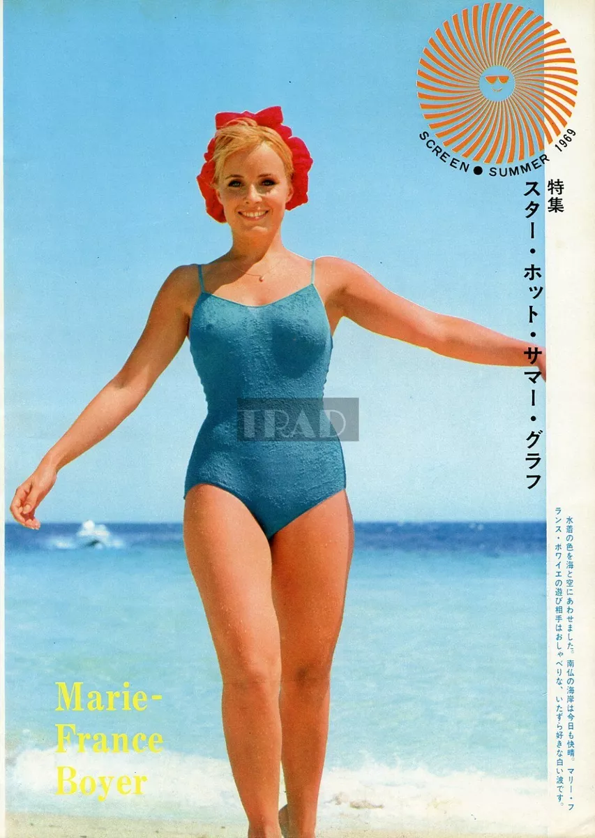 CANDICE BERGEN MARIE FRANCE BOYER Swimsuit 1969 JPN Picture