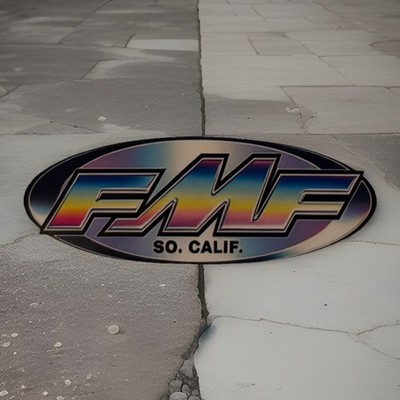 FMF So Calif Decal.  Approx Size: 2.50 X 1 inch *Glossy* Free Ship W/Tracking!