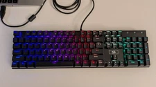 REDRAGON K556 DEVARAJAS RGB Wired Mechanical Gaming Keyboard USB-A Fully Tested
