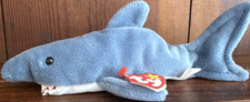 Ty Beanie Babies Crunch the Shark Plush Style 4130 1998 