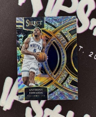 2023 Panini NBA Select #164 ANTHONY EDWARDS Elephant Prizm SSP Case Hit