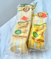 111 Feet NOS Vintage 72   39  Yellow WELLINGTON Re-Web Kit LAWN CHAIR WEBBING