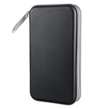 Siveit CD Case, DVD Case Holder 96 Capacity Hard Plastic CD DVD Disc Cases