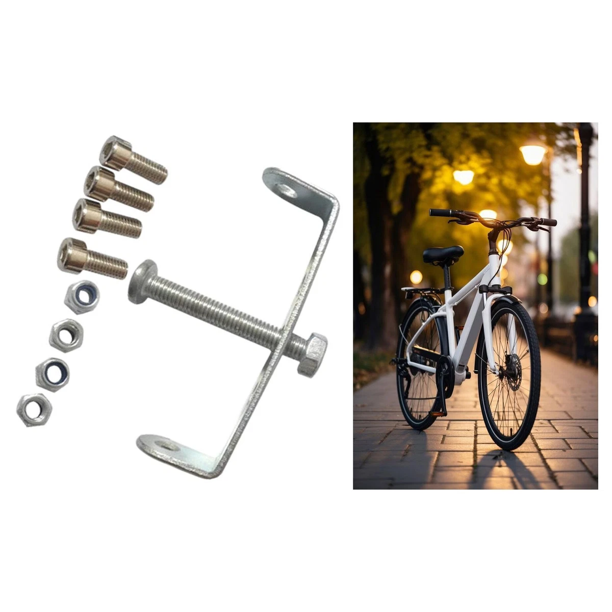 Cestino Posteriore Bici Bezior X Series E-Bike Portapacchi Posteriore Montato Sul Reggisella