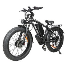 26" Electric Bike Dual Motor 3000W 52V 32AH Ebike Fat Tire 35MPH E-Mountainbike